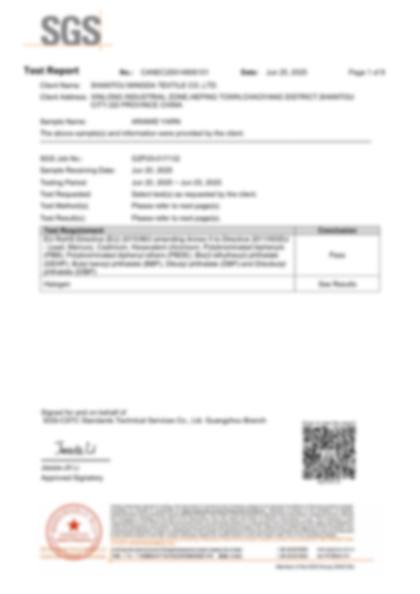 EU RoHS, shown reduced — ask our sales team for the full copy.