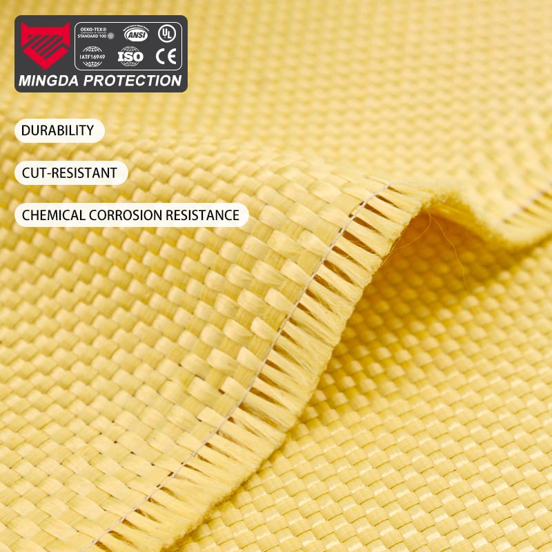 Navy meta-aramid ripstop fabric