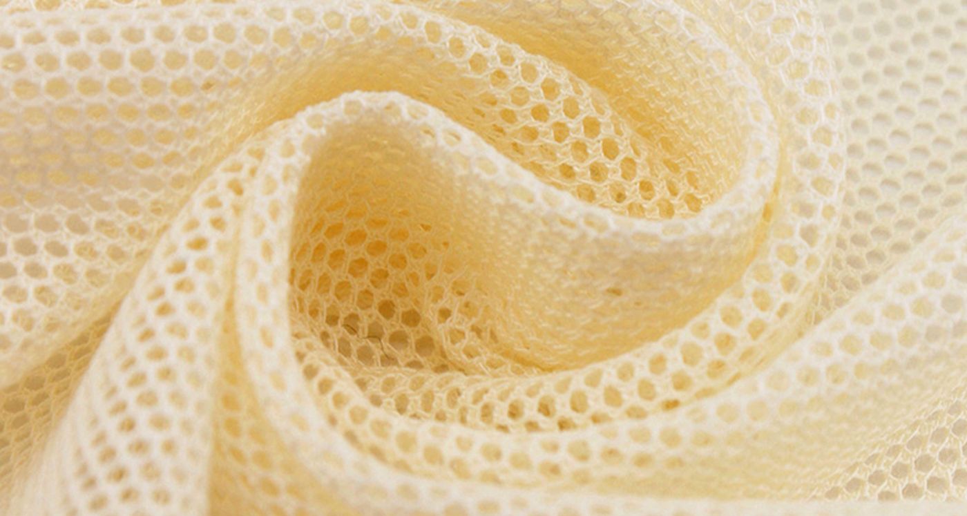 Meta-aramid mesh reinforcement cloth close-up